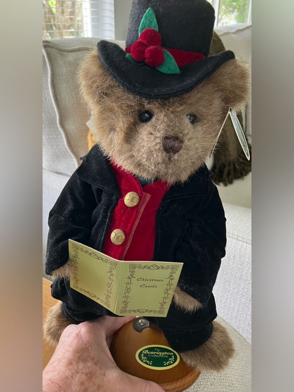 Vintage Bearington Clayton Collection Plush Bear